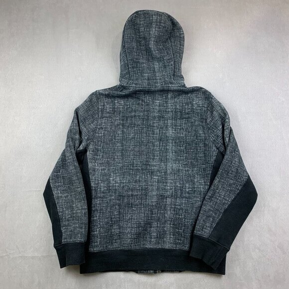 Lululemon Mens Sweater Small Black Heather Full Zip Sequence Hoodie Long Sleeve - Picture 6 of 7